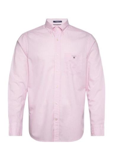 Reg Poplin Gingham O.shield Shirt GANT Pink