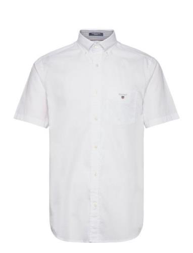 Reg Poplin O.shield Ss Shirt GANT White