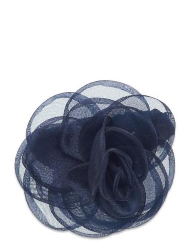 Orchia Flower Hair Tie Becksöndergaard Navy