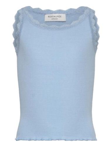 Rkbeatha Sl Top W/ Lace Rosemunde Kids Blue