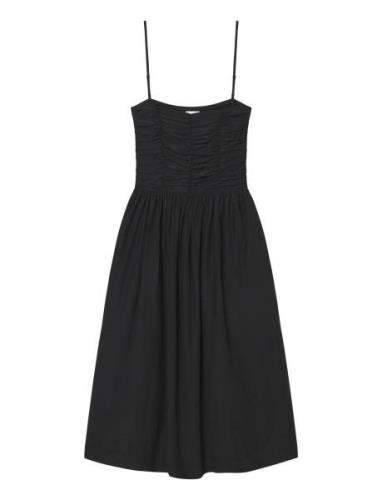 Silkey Smock Dress Once Untold Black