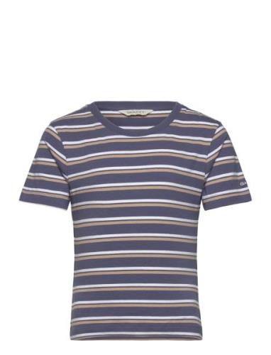 Striped T-Shirt GANT Navy