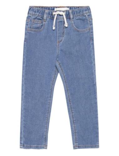 Drawstring Waist Jeans Mango Blue