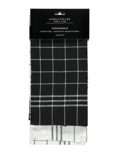 Kitchen Towel Hanna Classic 2-P Noble House Black