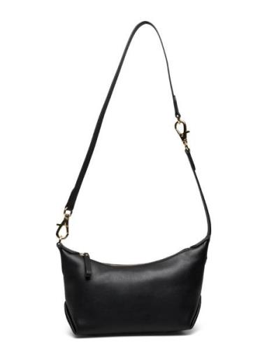 Leather Small Kassie Convertible Bag Lauren Ralph Lauren Black