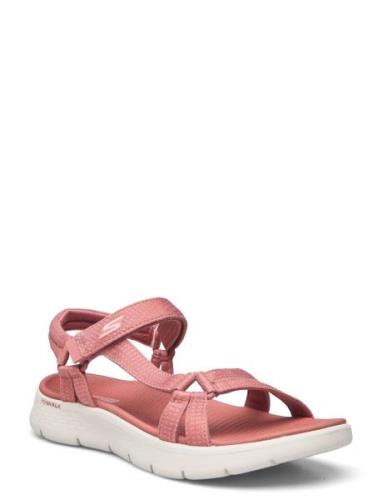 Womens Go Walk Flex Sandal - Sublime Skechers Pink