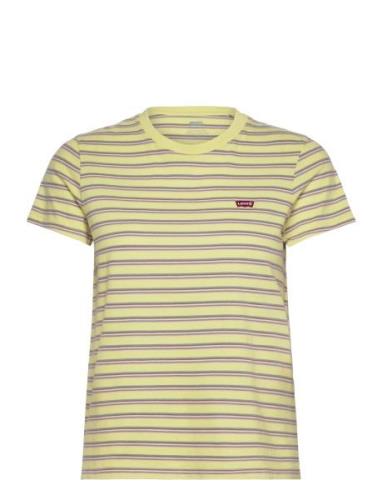 Perfect Tee Cool Stripe Powder LEVI´S Women Yellow