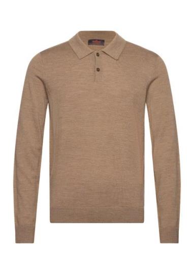 Merino Polo Shirt Morris Beige