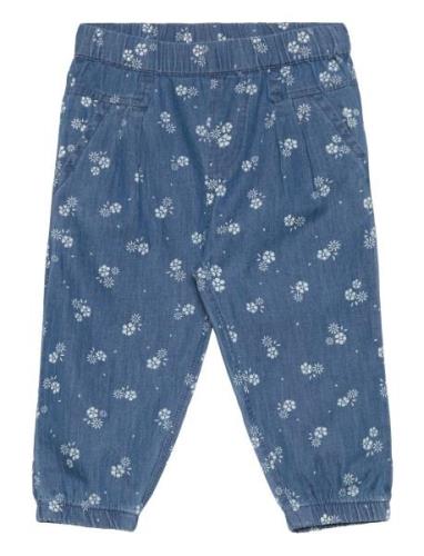 Pants Aop Chambray Minymo Blue