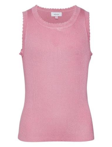 Vmfiji Sl U-Neck Top Ga Girl Vero Moda Girl Pink