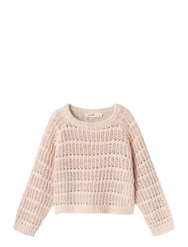 Nmfhilla Loose Short Knit Lil Lil'Atelier Pink