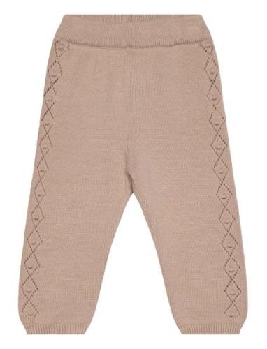 Pants Knit Fixoni Brown