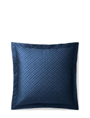 Argyle Pillow Case Quilted Ralph Lauren Home Blue