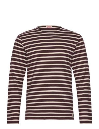 Striped Breton Shirt Héritage Armor Lux Brown