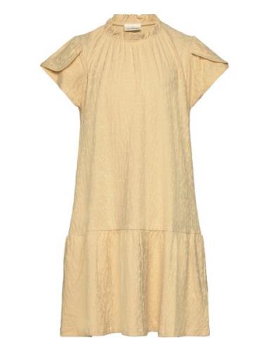 Dress Ss Jacquard En Fant Yellow