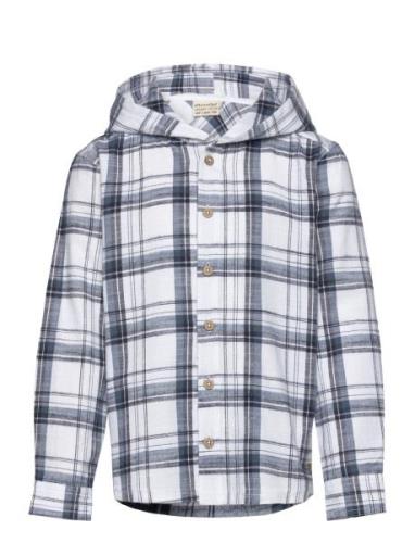 Shirt Ls Check Minymo Blue