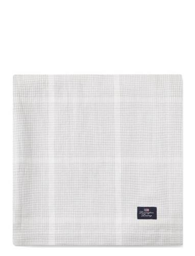 Cotton/Linen Pepita Check Tablecloth Lexington Home Grey