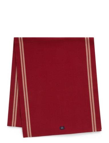 Organic Cotton Rib Runner With Side Stripes Lexington Home Red