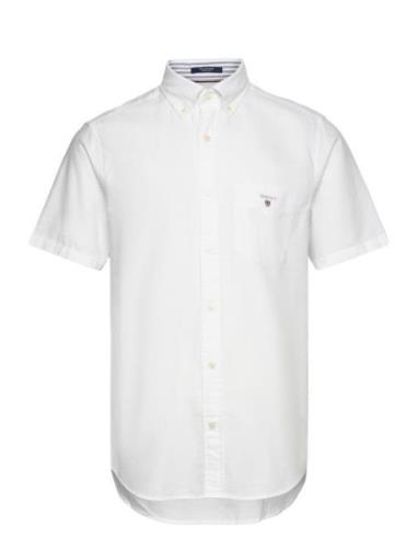 Reg Oxford O.shield Ss Shirt GANT White