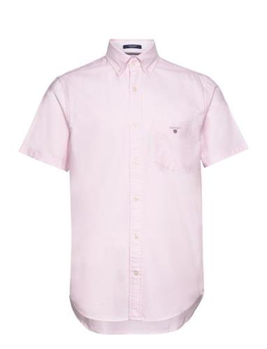 Reg Oxford O.shield Ss Shirt GANT Pink