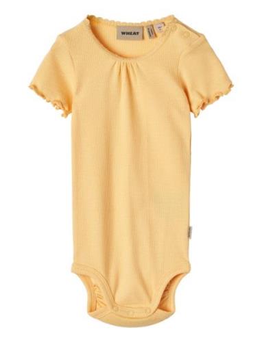 Rib Body S/S Edna Wheat Yellow