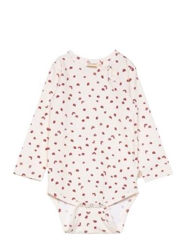 Body L/S Printed Petit Piao Red