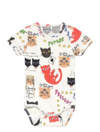 Clairvoyant Cats Ss Body Mini Rodini Patterned