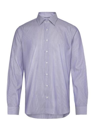 2Ply Fine Stripe Slim Shirt Michael Kors Purple