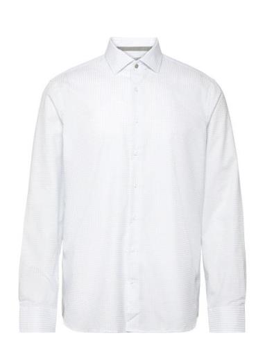 Square Dobby Modern Shirt Michael Kors White