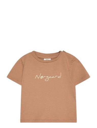 Single Favorite Taurus Tee Mads Nørgaard Brown