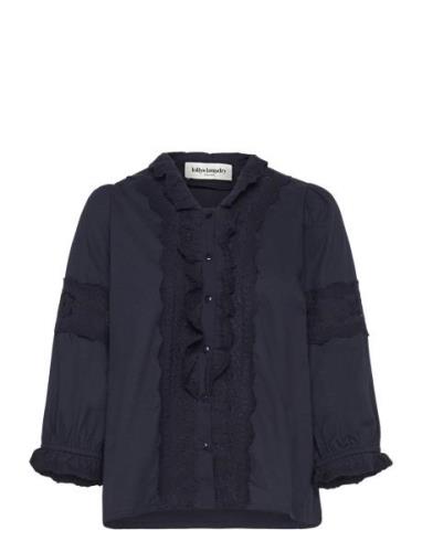 Paviall Shirt Ls Lollys Laundry Navy