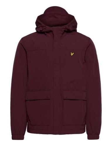 Hooded Pocket Jacket Lyle & Scott Purple