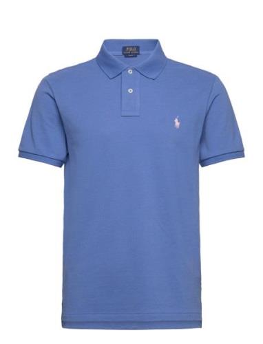 Slim Fit Mesh Polo Shirt Polo Ralph Lauren Blue