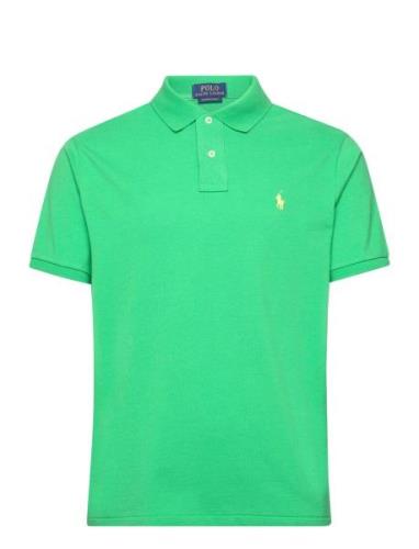 Custom Slim Fit Mesh Polo Shirt Polo Ralph Lauren Green