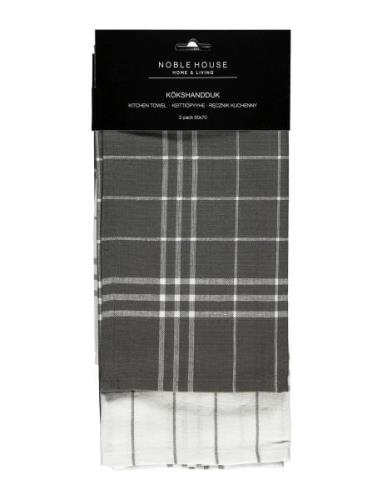 Kitchen Towel Hanna Classic 2-P Noble House Grey