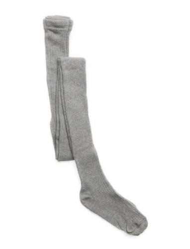 Tights - Rib - All S Melton Grey