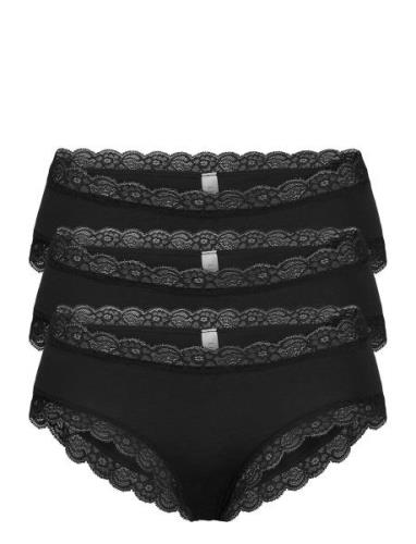 Brief 3-P Em Lace Brazilian Re Lindex Black