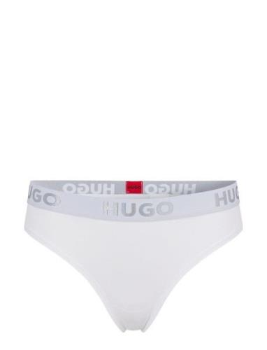 Thong Sporty Logo HUGO White