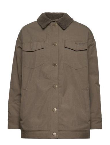 Louise Sherpa Jacket Lexington Clothing Brown