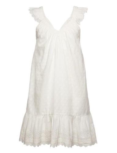 Broderie Anglaise Dress Mango White