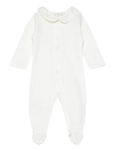 Cotton Body Pyjamas Mango White