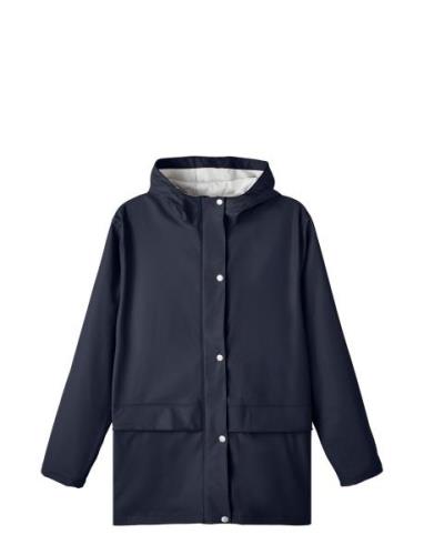 Nlndry10 Long Rain Jacket Fo LMTD Navy