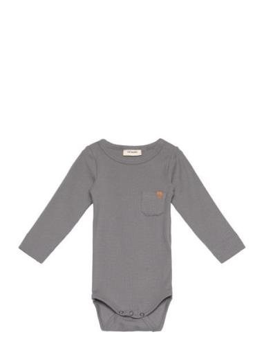 Nbmgio Ben Ls Slim Body Lil Lil'Atelier Grey