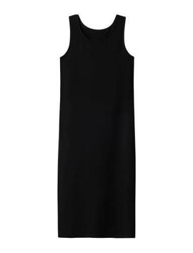 Nlfnunnerev Sl Midi Tank Dress LMTD Black