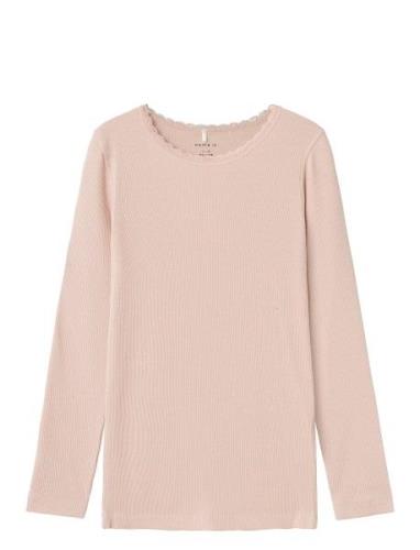 Nkfkab Ls Slim Top Noos Name It Pink