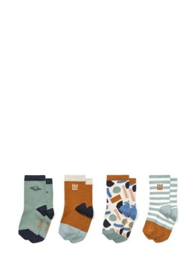 Silas Socks 4-Pack Liewood Patterned