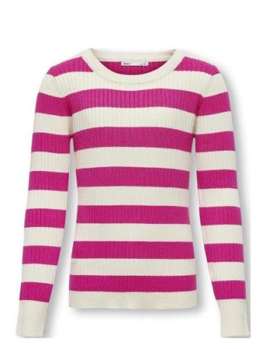 Kogkarol L/S O-Neck Knt Kids Only Pink