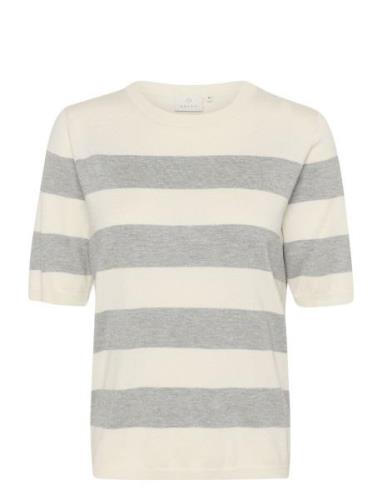 Kalizza Striped Knit Kaffe Grey