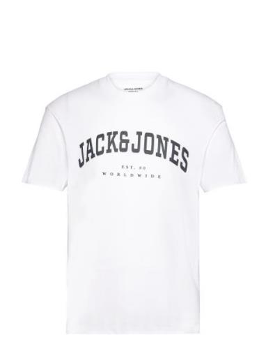 Jjecaleb Varsity Tee Ss O-Neck Noos Jack & J S White