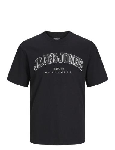 Jjecaleb Varsity Tee Ss O-Neck Noos Jack & J S Black